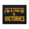 I'm a Fan of Victories - Coach Tomlin Quote - Canvas Gallery Wrap Wall Art Canvas Printify 10″ x 8″ 1.25"