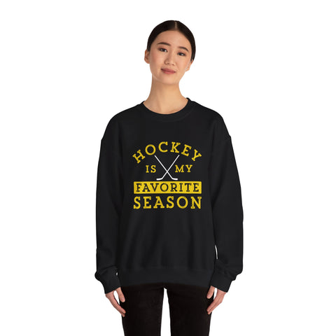 Hockey Is My Favorite Season - Heavy Blend™ Crewneck Sweatshirt