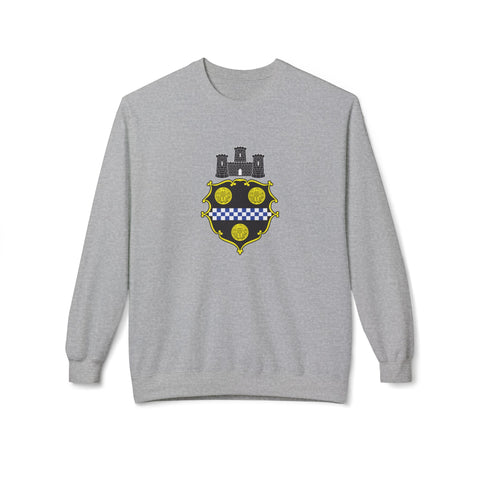 City of Pittsburgh Coat of Arms Sweatshirt - Midweight Softstyle Fleece Crewneck