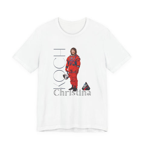 Astronaut Christina Koch Artemis 2 Space Suit Tee Graphic T-Shirt