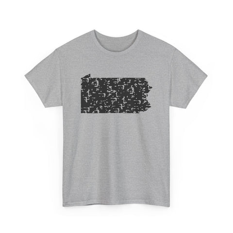 Pennsylvania Grunge - Unisex Heavy Cotton Tee