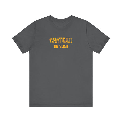 Chateau - The Burgh Neighborhood Series - Unisex Jersey Short Sleeve Tee T-Shirt Printify Asphalt S