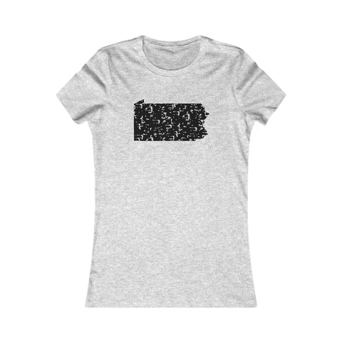 Pennsylvania Grunge - Women's Favorite Tee