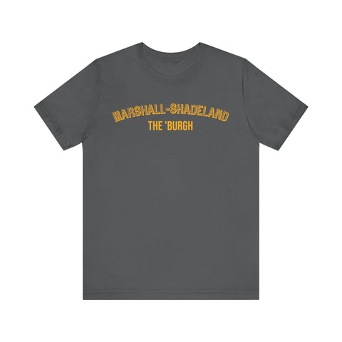 Marshall-Shadeland - The Burgh Neighborhood Series - Unisex Jersey Short Sleeve Tee T-Shirt Printify Asphalt S 