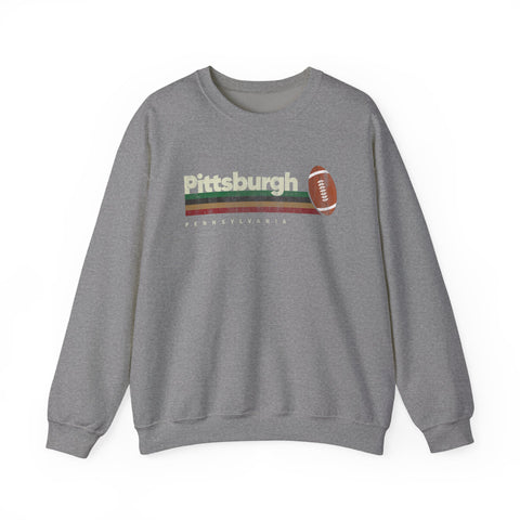 Pittsburgh Vintage Football - Heavy Blend™ Crewneck Sweatshirt