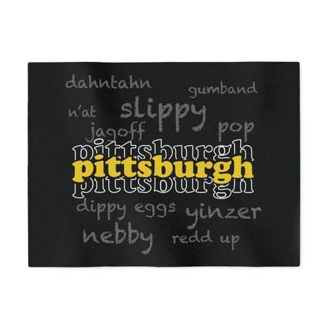 Pittsburgh Yinzerisms - Sweatshirt Blanket