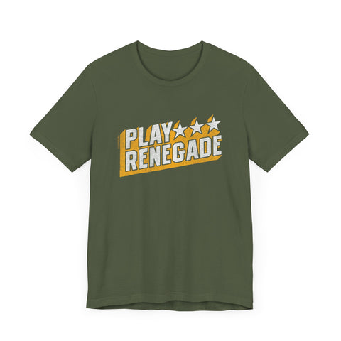 Play Renegade Pittsburgh Football - Short Sleeve Tee T-Shirt Printify   