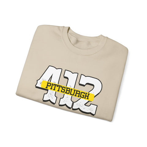 412 Pittsburgh - Heavy Blend™ Crewneck Sweatshirt