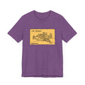 The 'Burgh Cartoon Pittsburgh Skyline - Short Sleeve Shirt T-Shirt Printify Heather Team Purple S 