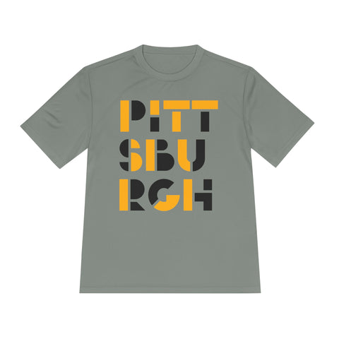 Pittsburgh City Art - Sport-Tek Unisex Moisture Wicking Tee