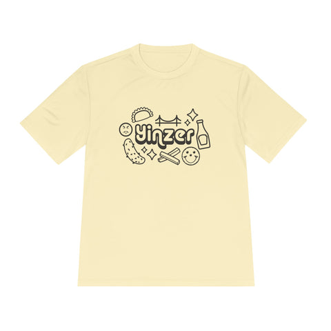 Yinzer Icon Doodles - Sport-Tek Unisex Moisture Wicking Tee