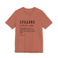 Pittsburghese Definition Series - Stillers - Short Sleeve Tee T-Shirt Printify Heather Clay XS