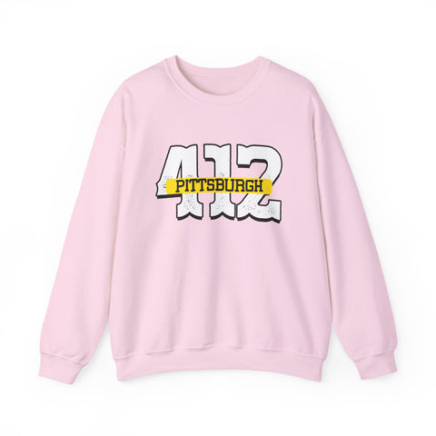 412 Pittsburgh - Heavy Blend™ Crewneck Sweatshirt