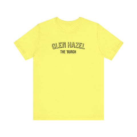 Glen Hazel  - The Burgh Neighborhood Series - Unisex Jersey Short Sleeve Tee T-Shirt Printify Yellow S 