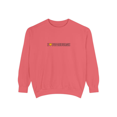 I Love Pittsburgh Heart Comfort Colors® 1566 Sweatshirt