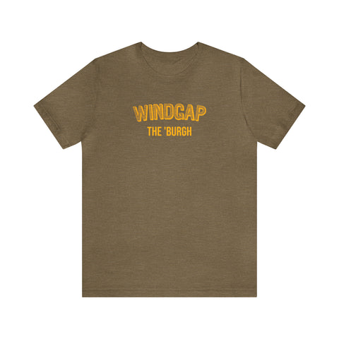 Windgap - The Burgh Neighborhood Series - Unisex Jersey Short Sleeve Tee T-Shirt Printify Heather Olive S 