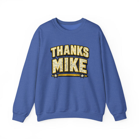 Thanks Mike Tomlin Message on a Heavy Blend™ Crewneck Sweatshirt