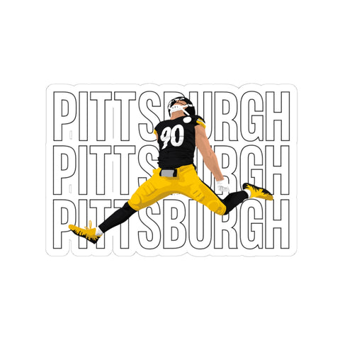 Pittsburgh Victory Jump -  Kiss-Cut Stickers