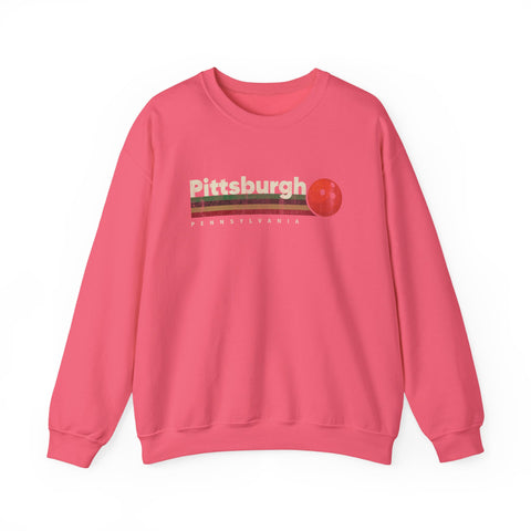 Pittsburgh Vintage Bowling - Heavy Blend™ Crewneck Sweatshirt