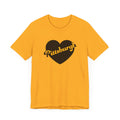 Pittsburgh Retro Heart - Short sleeve t-shirt T-Shirt Printify Gold S