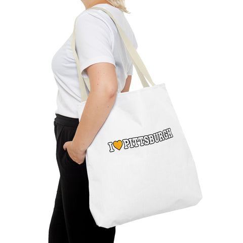 Pittsburgh Love Tote Bag — I  Pittsburgh Canvas Tote