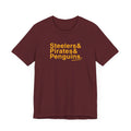 Pittsburgh Sports Teams Ampersand - Short Sleeve Tee T-Shirt Printify Maroon XS