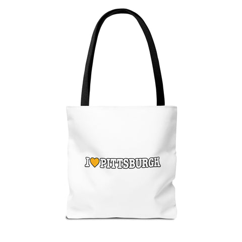 Pittsburgh Love Tote Bag — I  Pittsburgh Canvas Tote