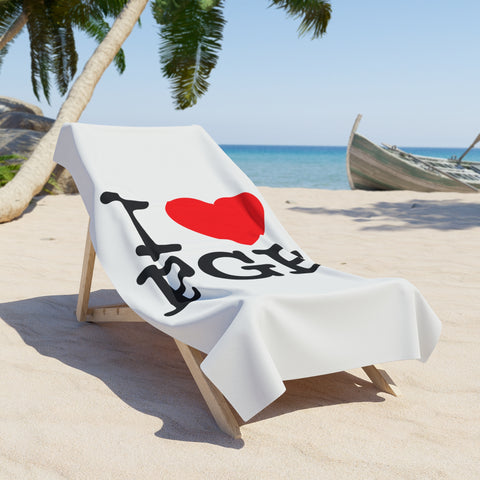 I Heart PGH - Beach Towel
