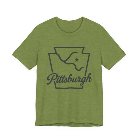 Pittsburgh Keystone Rivers - Unisex Jersey Short Sleeve Tee