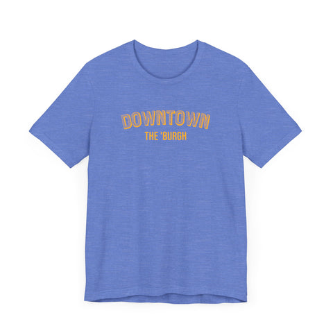 Downtown  - The Burgh Neighborhood Series - Unisex Jersey Short Sleeve Tee T-Shirt Printify   