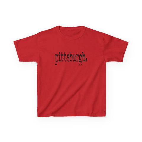 Pittsburgh Typewriter Kids Graphic T-Shirt