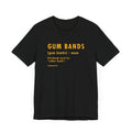 Pittsburghese Definition Series - Gum Bands - Short Sleeve Tee T-Shirt Printify Black XS