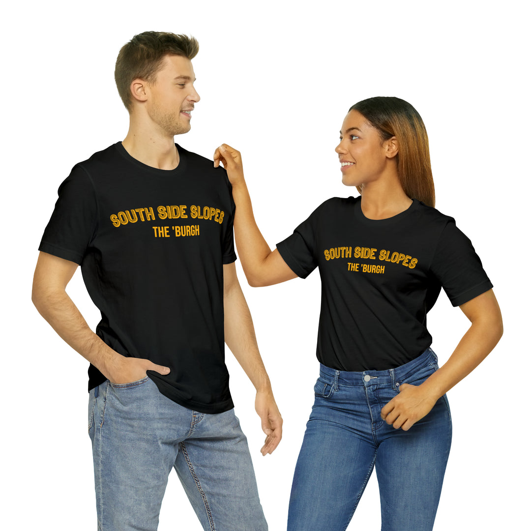 South Side Slopes - The Burgh Neighborhood Series - Unisex Jersey Short Sleeve Tee T-Shirt Printify   