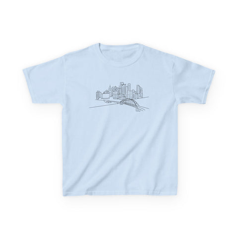Pittsburgh Skyline - Kids Graphic T-Shirt