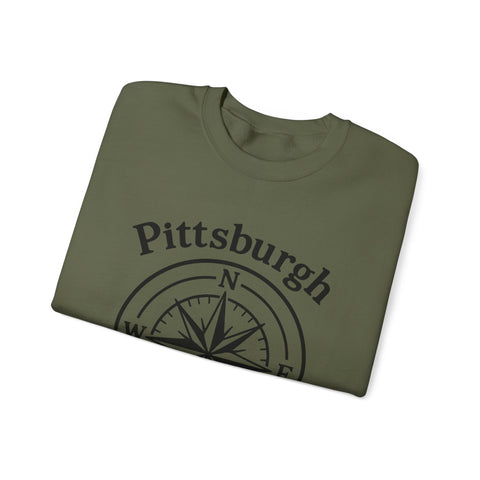 Pittsburgh Compass - Heavy Blend™ Crewneck Sweatshirt