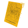 Pittsburgh City Street Map Jigsaw Puzzle with Tin Puzzle Printify 40" x 28" (2000 pcs)