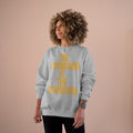 The Standard Is The Standard - Bold - Champion Crewneck Sweatshirt Sweatshirt Printify   