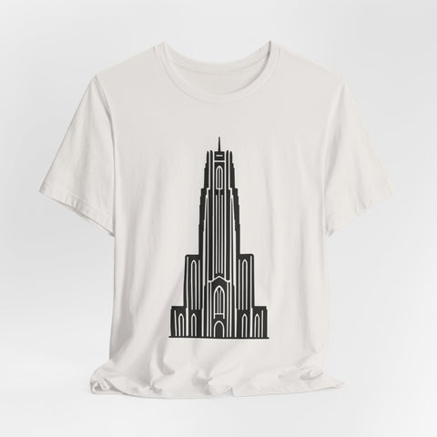 Pitt Cathedral of Learning - Unisex Jersey Short Sleeve Tee