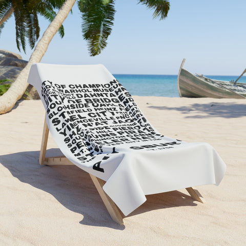 Pittsburgh Profile - Beach Towel
