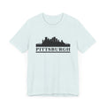 Pittsburgh Downtown Skyline Design T-Shirt  - Unisex bella+canvas 3001 T-Shirt Printify   