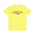 Allegheny West - The Burgh Neighborhood Series - Unisex Jersey Short Sleeve Tee T-Shirt Printify Yellow S 