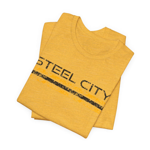 Vintage Steel City - Unisex Jersey Short Sleeve Tee