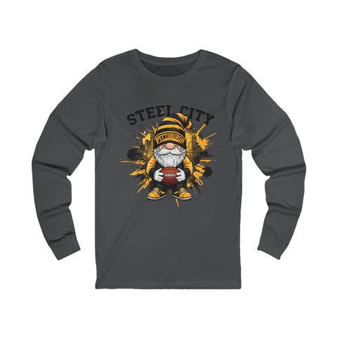 Steel City Gnome - Unisex Long Sleeve Tee