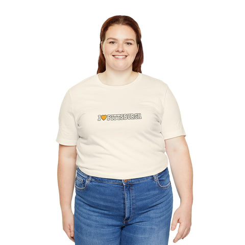 I Loved Pittsburgh Tee — Minimal City Love T-Shirt