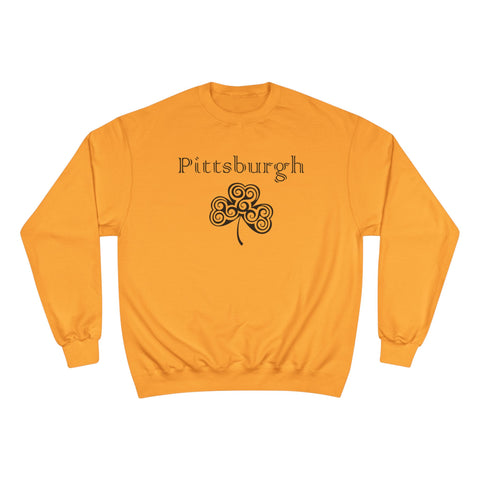 Pittsburgh Irish Clover - Champion Sweatshirt
