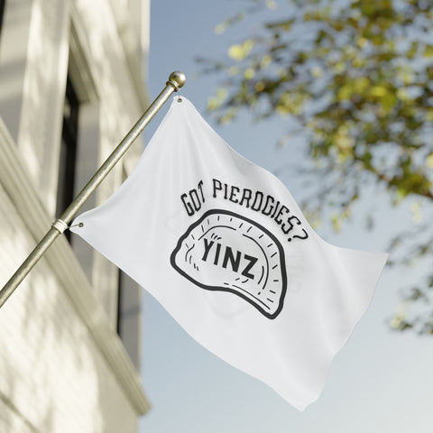 Yinz Got Pierogis? - Double Sided Flag