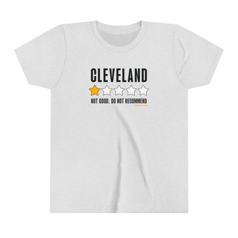 Cleveland Review Graphic - Youth Short Sleeve Tee Kids clothes Printify Ash S