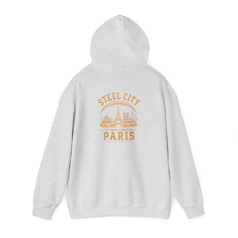 Steel City Paris - Unisex Heavy Blend™ Hooded Sweatshirt (Design on Back)