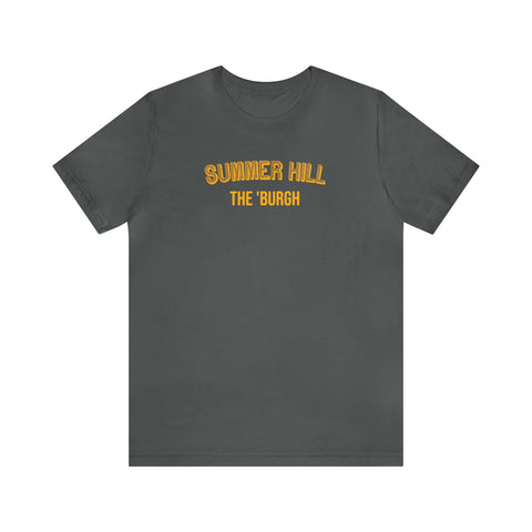 Summer Hill - The Burgh Neighborhood Series - Unisex Jersey Short Sleeve Tee T-Shirt Printify Asphalt S 