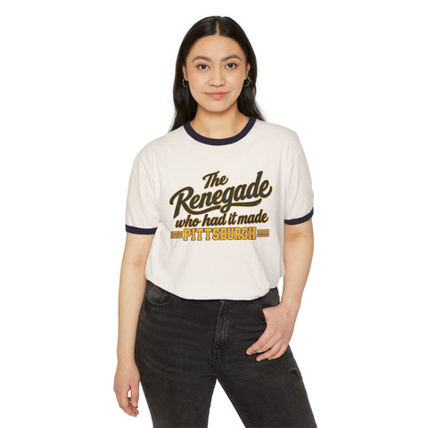 Pittsburgh Renegade - Next Level Unisex Cotton Ringer T-Shirt